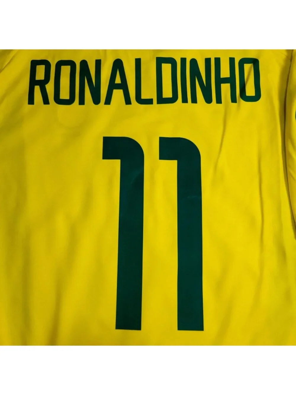 Ronaldinho Brazil 2002 WORLD CUP Soccer Jersey XL SKU# 113382